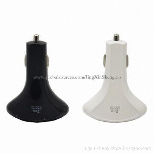 Car Charger for iPad Mini, CE-/RoHS-marked, Made of ABS